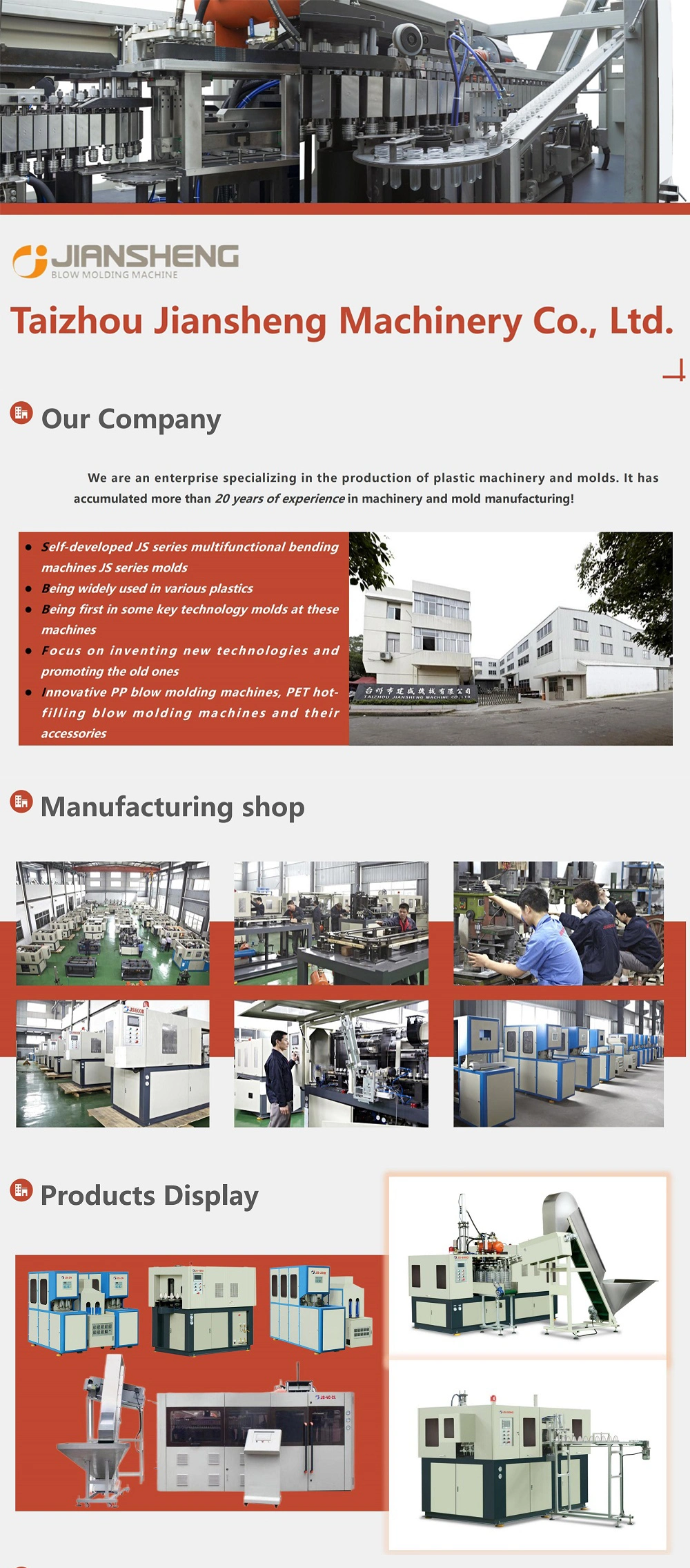 Bottle Making Machine High Speed Full Servo 2L Blow Molding Machine