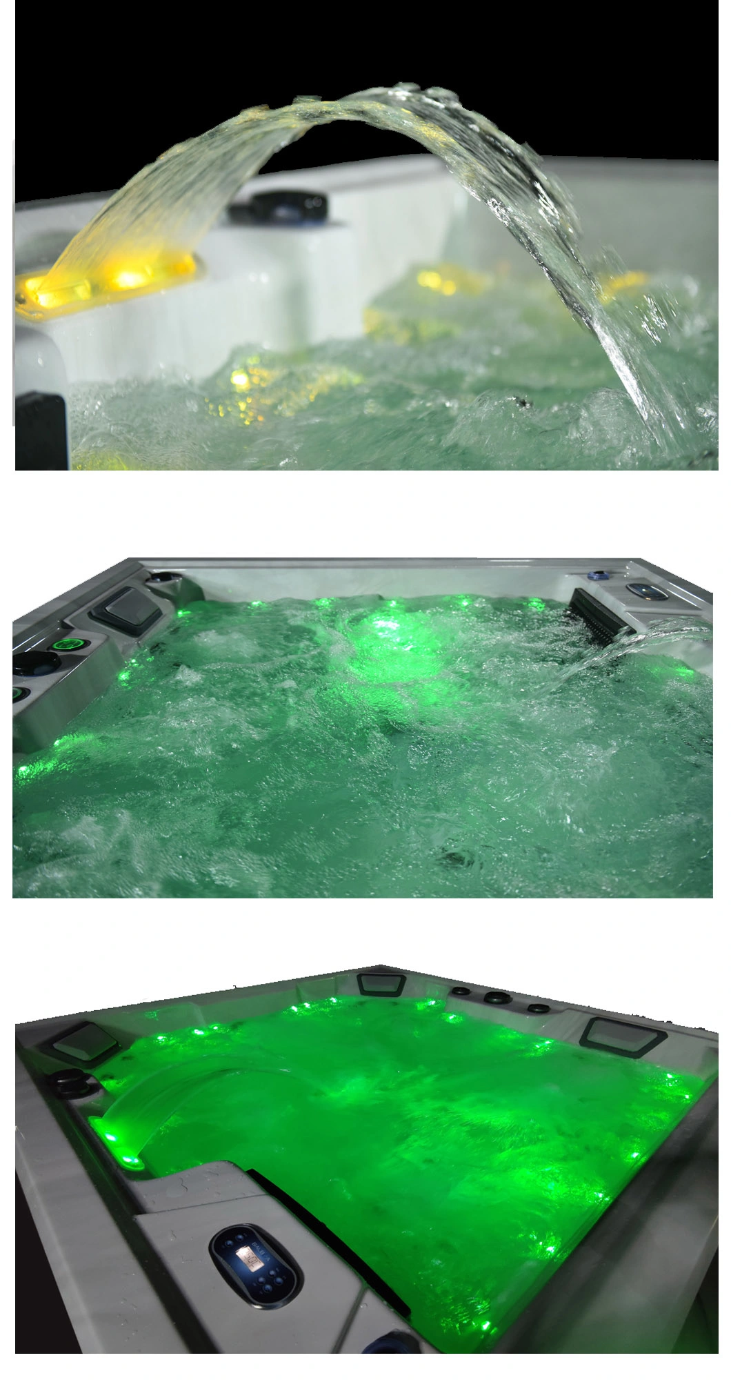 Sexy Waterline Canadian SPA Design Massage Hottub Factory with Good Quality